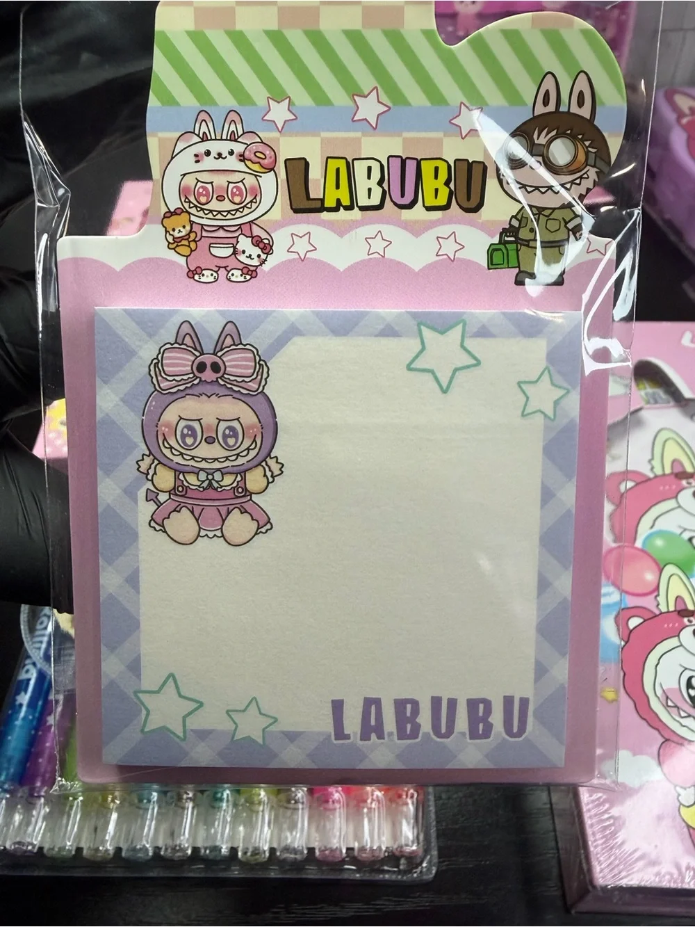7pc Labubu Back To School Bundle!! Backpack,Pencil case,journal,crayons AND MORE